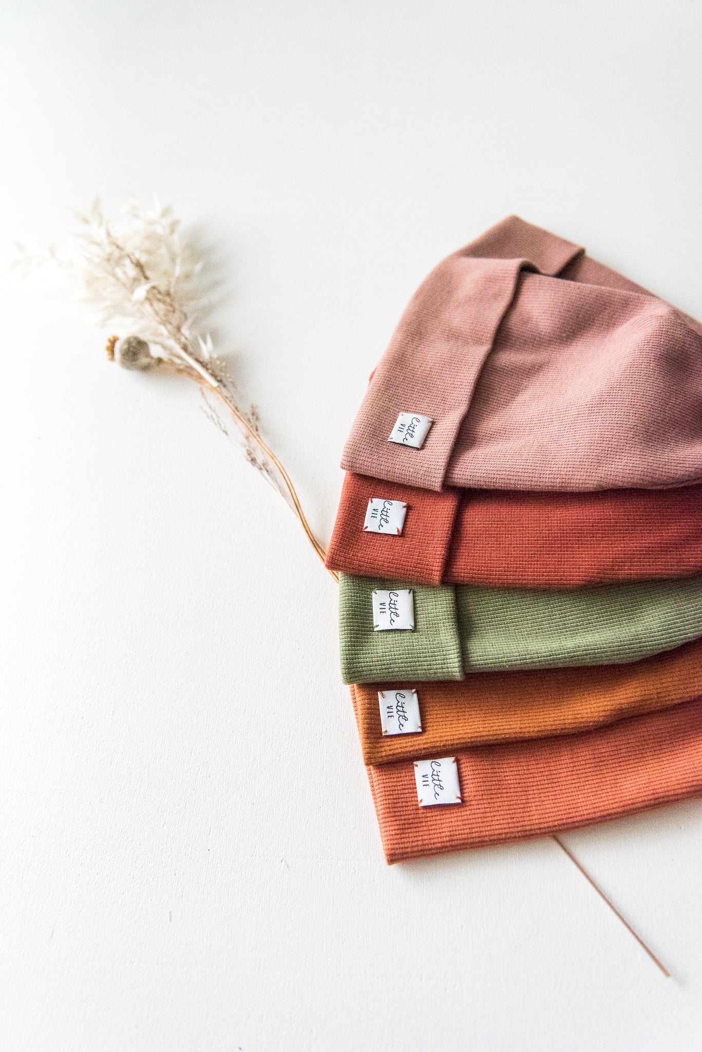 Rib Turn-Up Beanie // olive green