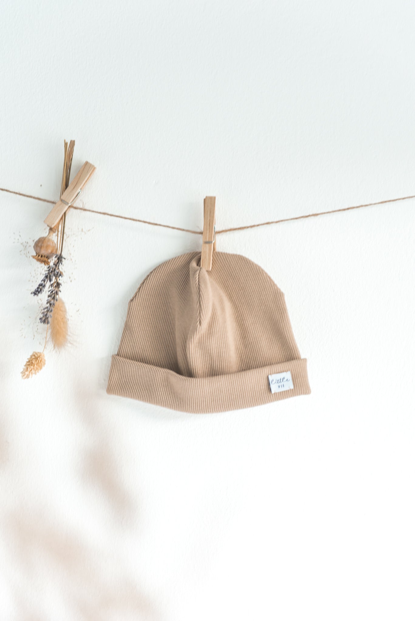 Rib Turn-Up Beanie // dune