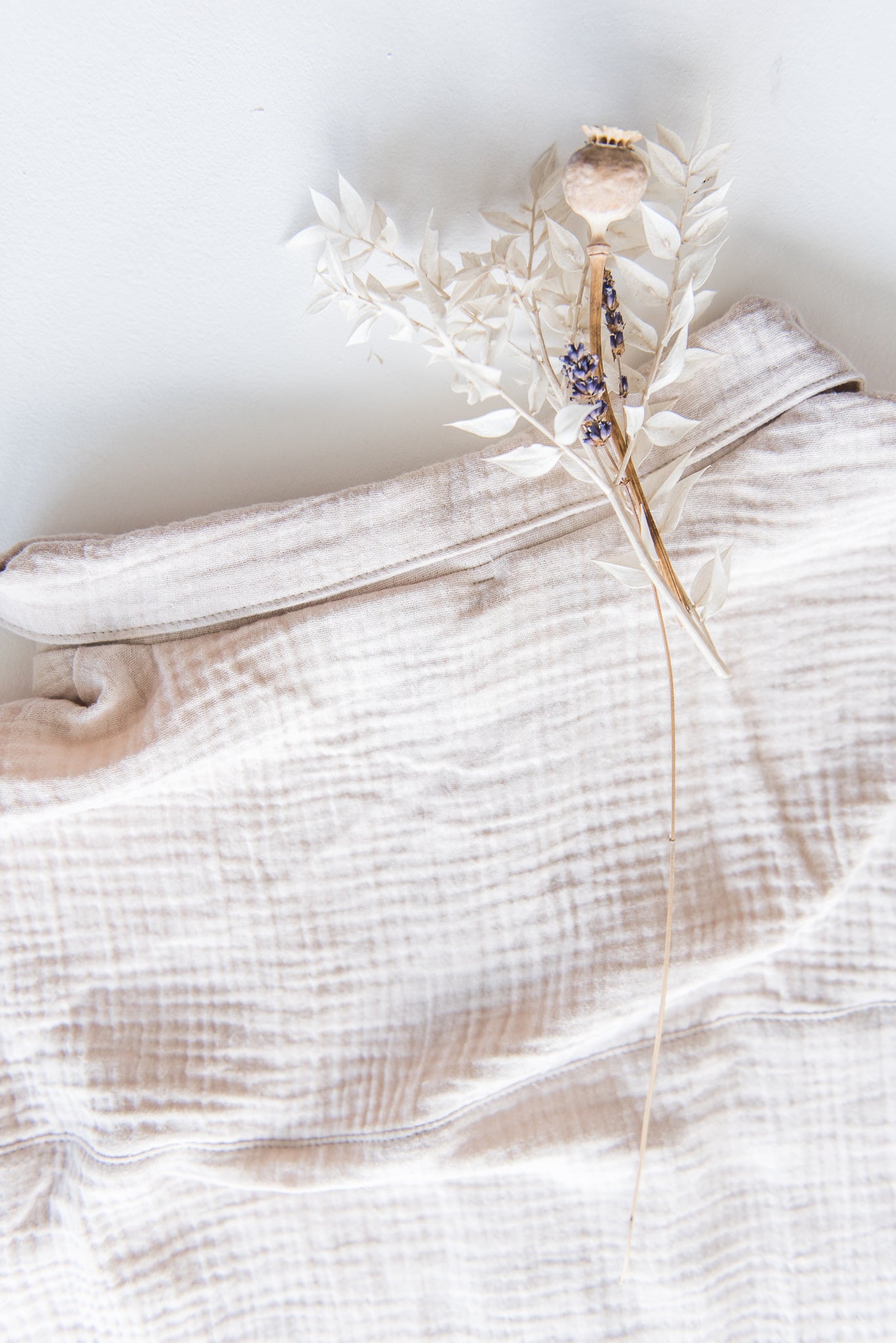 Musselin Oversized Hemd // Light Sand // Adult