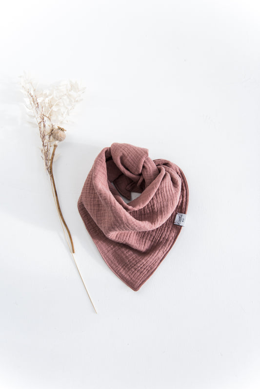 Scarf // Musselin Dreieckstuch // Old Rose