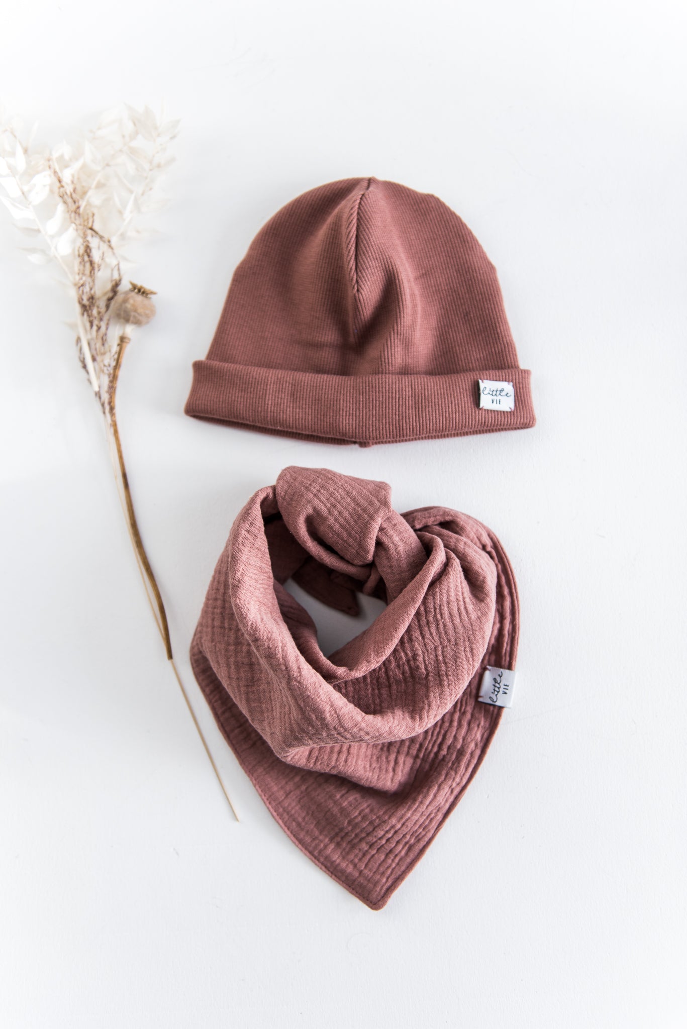 Scarf // Musselin Dreieckstuch // Old Rose